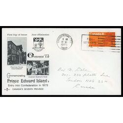 canada stamp 618 oak trees on shore 8 1973 FDC PC 015
