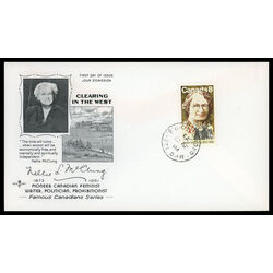 canada stamp 622 nellie mcclung 8 1973 FDC PC 011