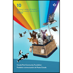 canada stamp bk booklets bk836 canada post community foundation 2024