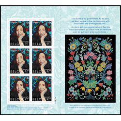 canada stamp bk booklets bk842b christi belcourt 2024