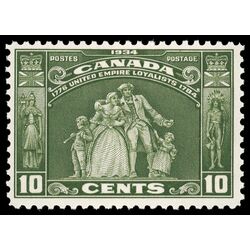 canada stamp 209 loyalists statue 10 1934 M VFNH 046
