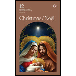 canada stamp bk booklets bk852 christmas the nativity 2024