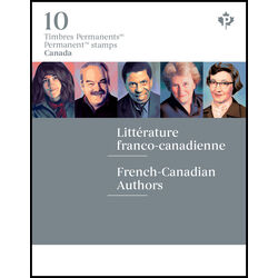 canada stamp bk booklets bk854 french canadian authors 2024