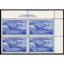 canada stamp c air mail ce1 trans canada airplane 16 1942 PB SET 016