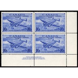 canada stamp c air mail ce1 trans canada airplane 16 1942 PB SET 016