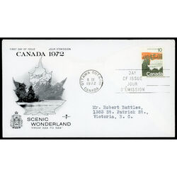 canada stamp 594 forest 10 1972 FDC PC 005