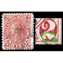 canada stamp 20 queen victoria 2 1859 U VF 066