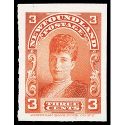 newfoundland stamp 83p queen alexandra 3 1898 M VF 002
