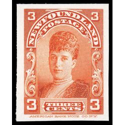 newfoundland stamp 83p queen alexandra 3 1898 M VF 004