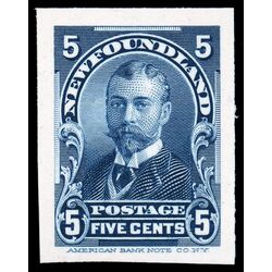 newfoundland stamp 85p duke of york 5 1899 M VF 001