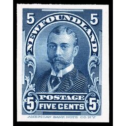 newfoundland stamp 85p duke of york 5 1899 M VF 002