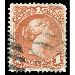 canada stamp 22 queen victoria 1 1868 U VF 049