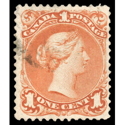 canada stamp 22 queen victoria 1 1868 U F VF 050