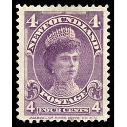 newfoundland stamp 84 duchess of york 4 1901 M VF 014