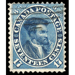 canada stamp 19 jacques cartier 17 1859 U F 097