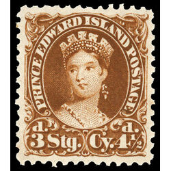 prince edward island stamp 10 queen victoria 4 d 1870 M VFNH 008
