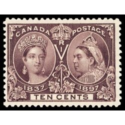 canada stamp 57 queen victoria diamond jubilee 10 1897 M F VF 091