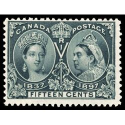 canada stamp 58 queen victoria diamond jubilee 15 1897 M F VF 066