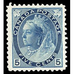canada stamp 79 queen victoria 5 1899 M VF 034