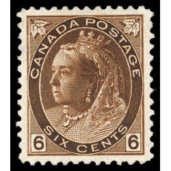 canada stamp 80 queen victoria 6 1898 M VF 046