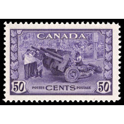 canada stamp 261 munitions factory 50 1942 M VFNH 028