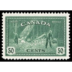 canada stamp 272 logging bc 50 1946 M VFNH 031