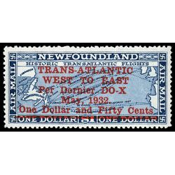 newfoundland stamp c12 historic transatlantic flights 1932 M VFNH 026