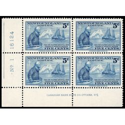 newfoundland stamp 252 grenfell strathcona ii 5 1941 PB LL %231