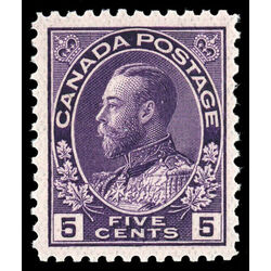 canada stamp 112 king george v 5 1922 M VFNH 026