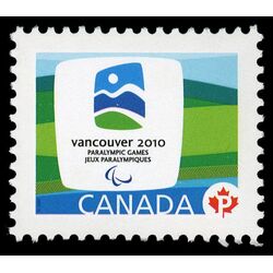 canada stamp 2305b paralympic emblem p 2009