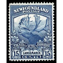newfoundland stamp 124 langemarck 15 1919 M VF 009