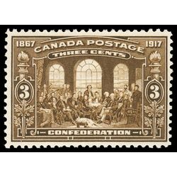 canada stamp 135 fathers of confederation 3 1917 M VFNH 053