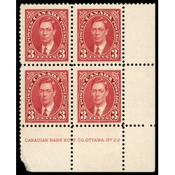 canada stamp 233 king george vi 3 1937 PB LR %2322 033
