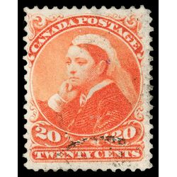 canada stamp 46i queen victoria 20 1893 U VF 013