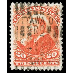 canada stamp 46i queen victoria 20 1893 U VF 014