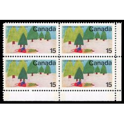 canada stamp 530p snowmobile and trees 15 1970 PB LR