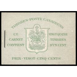 canada stamp bk booklets bk32d king george vi in navy uniform 1942 M VFNH FR 001