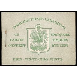 canada stamp bk booklets bk32d king george vi in navy uniform 1942 M VFNH FR 002