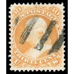 us stamp postage issues 71 franklin 30 1861 U 003