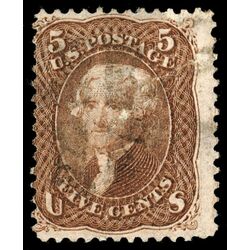us stamp postage issues 95 jefferson 5 1867 U 003