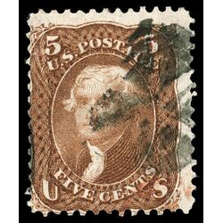 us stamp postage issues 95 jefferson 5 1867 U 004