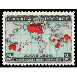 canada stamp 86b imperial penny postage christmas 2 1898 M XFNH 046