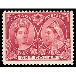 canada stamp 61 queen victoria diamond jubilee 1 1897 M F VF 112