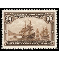 canada stamp 103 cartier s arrival 20 1908 M VF 076