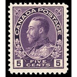 canada stamp 112i king george v 5 1922 M VFNH 003