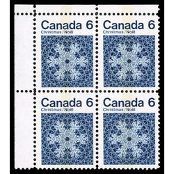 canada stamp 554p snowflake 6 1971 PB UL