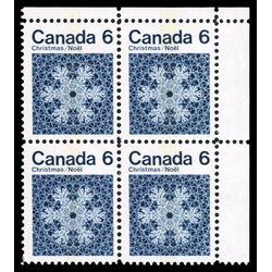 canada stamp 554p snowflake 6 1971 PB UR