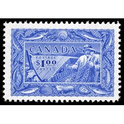 canada stamp 302 fisherman 1 1951 M VFNH 050