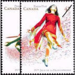 canada stamp 1894 5 games of la francophonie 2001