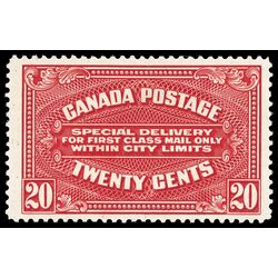 canada stamp e special delivery e2a special delivery stamps 20 1922 M VF 006